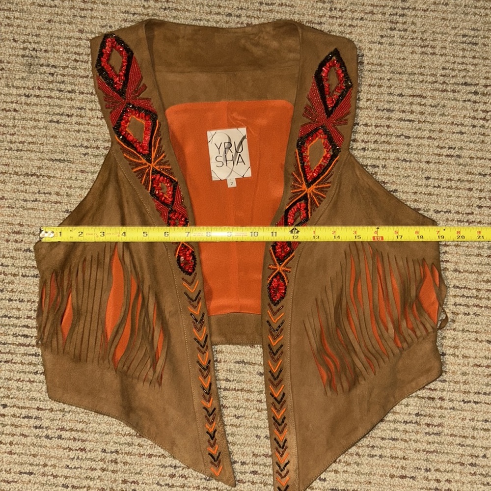 YruSha suede beaded vest - Picture 13 of 13